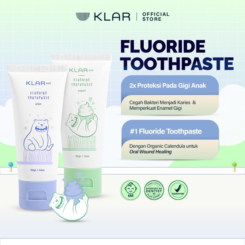 KLAR Kids Flouride Toothpaste 2