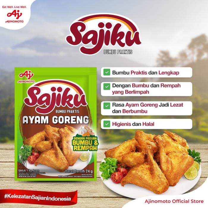 Ajinomoto Indonesia Sajiku® Bumbu Praktis Ayam Goreng