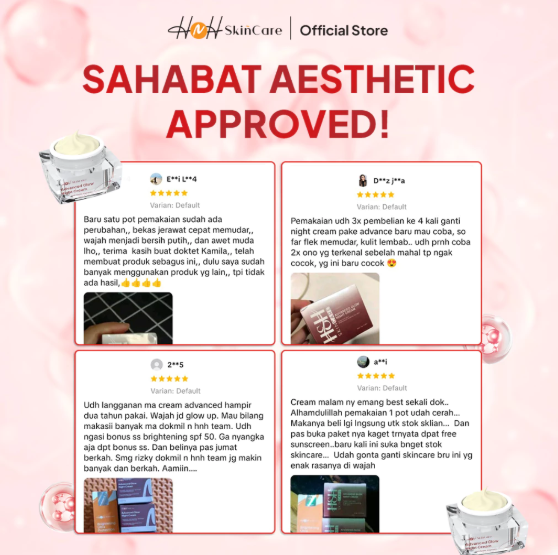 HNH Jaya Abadi HNH Skincare Advanced Glow Night Cream