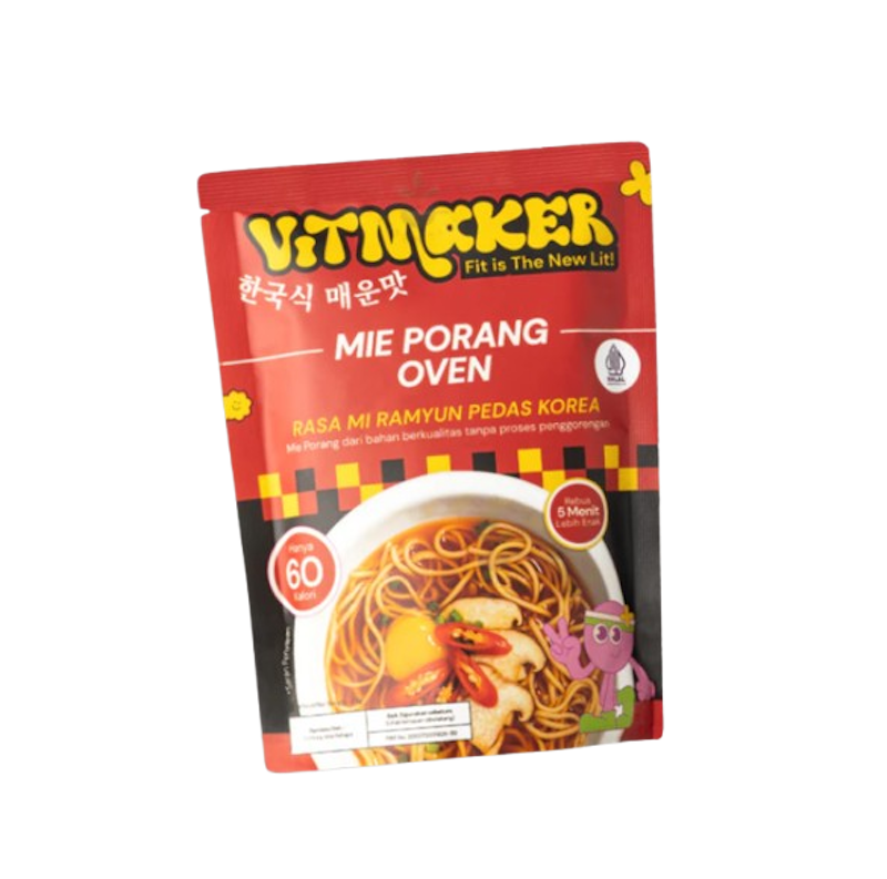 Vitmaker Mie Porang Oven Rasa Mie Ramyun Pedas Korea 1