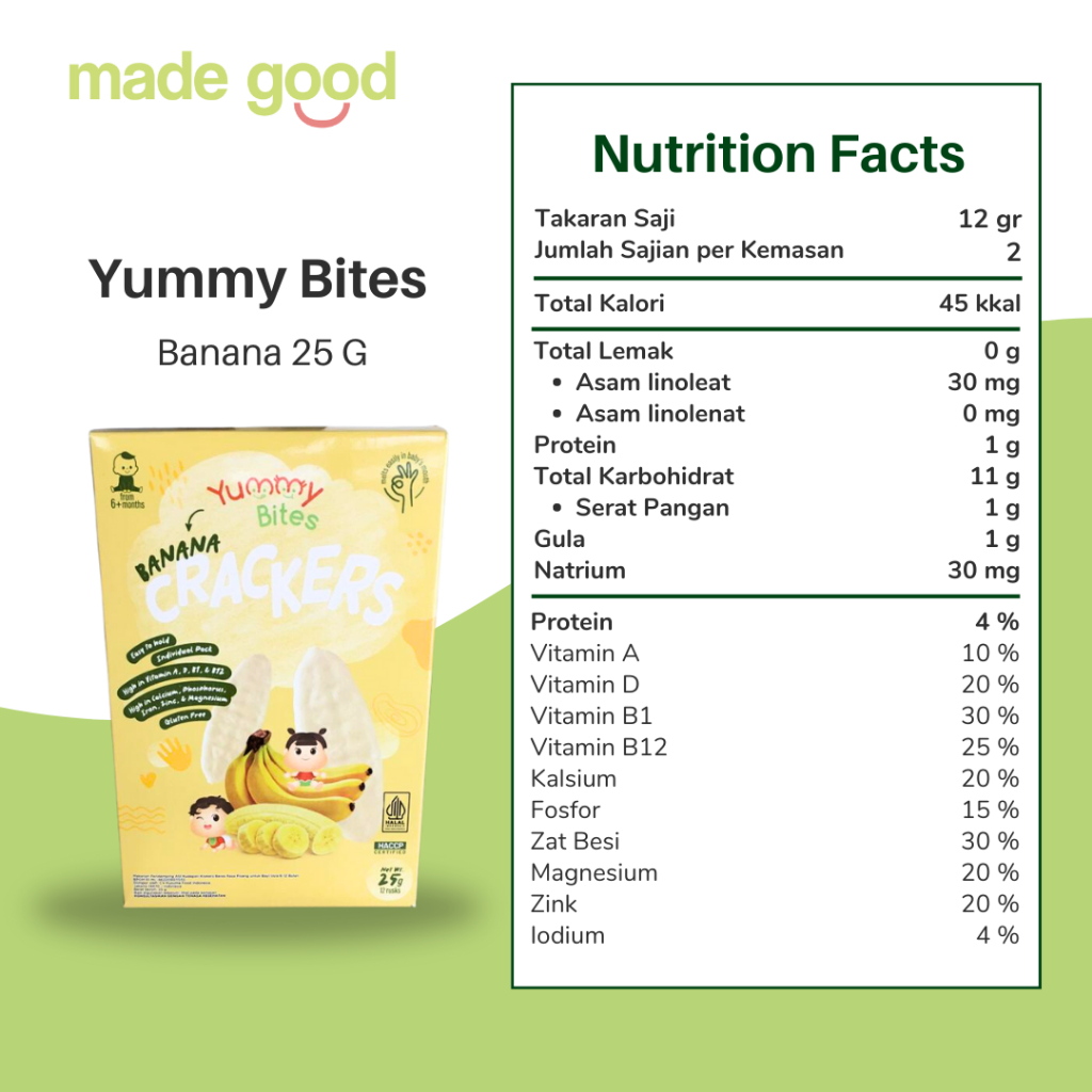 Yummy Bites Baby Rice Crackers