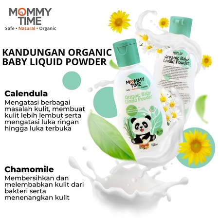 Kreasi Cantik Alami Mommy Time Organic Baby Liquid Powder