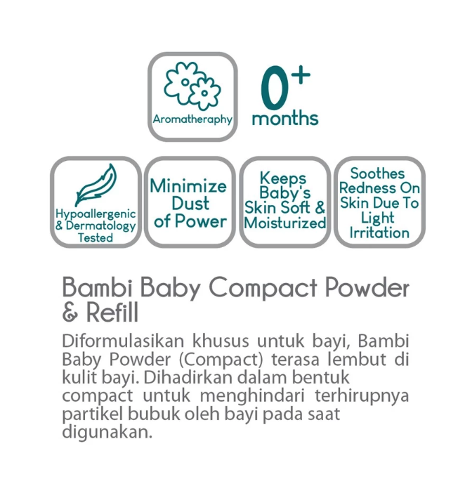 Fabindo Sejahtera Bambi Baby Compact Powder