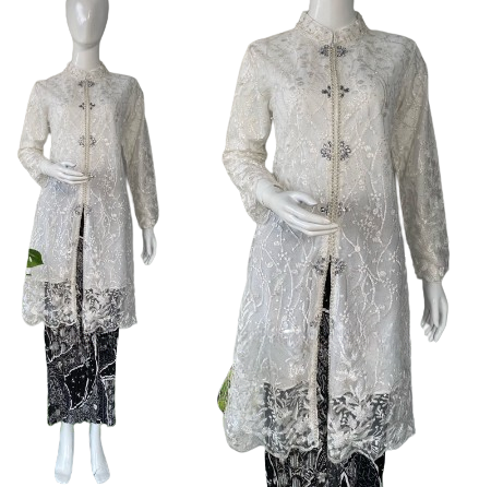 10 Rekomendasi Kebaya Putih Terbaik  5