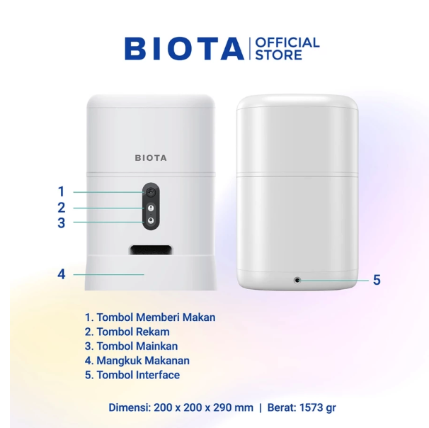 Biota Indonesia Biota Smart Pet Feeder
