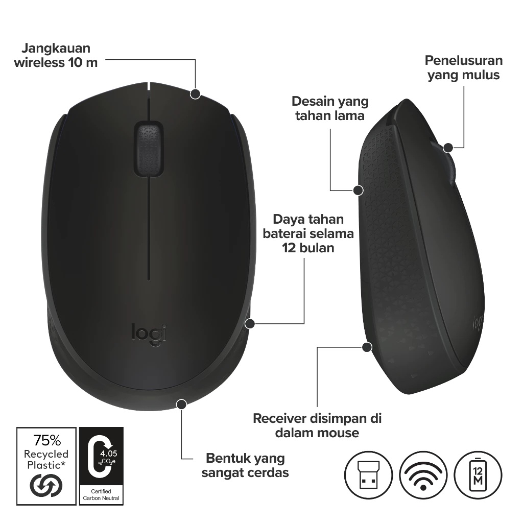 Logitech Logitech Mouse Wireless B170