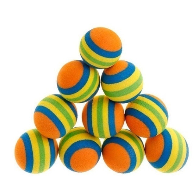 Mainan Bola Gigit Motif Pelangi