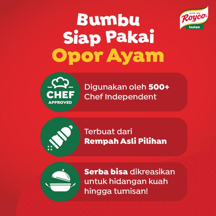 UNILEVER Indonesia Royco Bumbu Siap Pakai untuk Opor Ayam