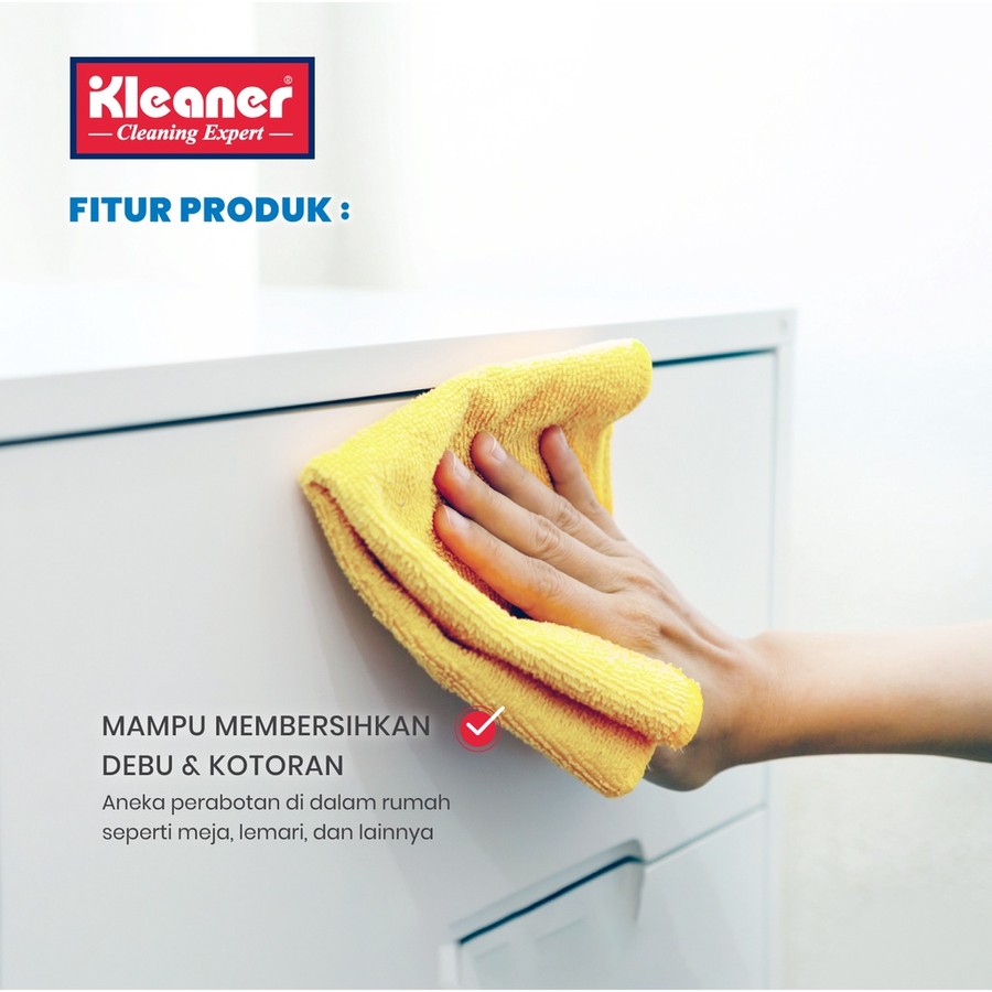 Internusa Terus Jaya Kleaner Microfiber Cloth 30x30 cm GSG006