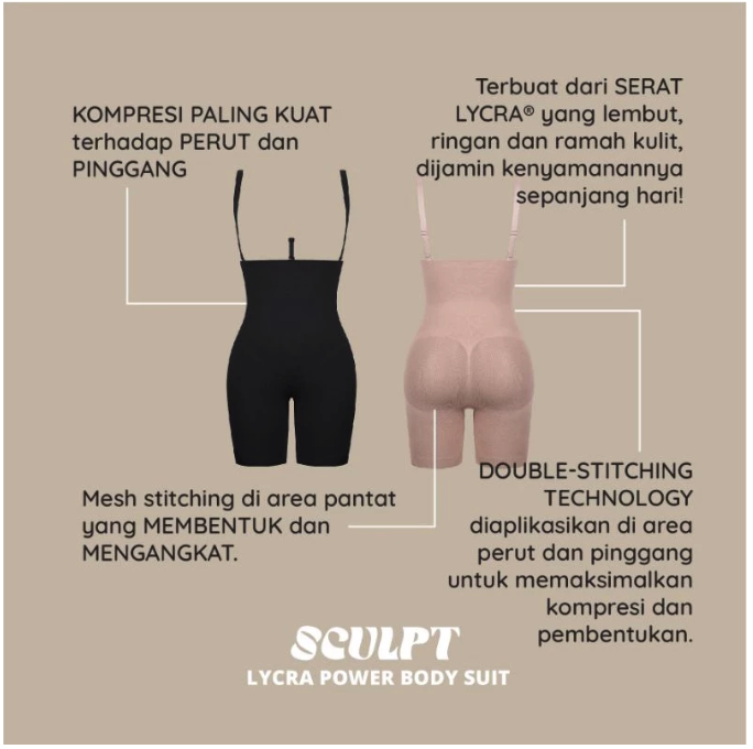  SCULPT Lycra-Power Bodysuit