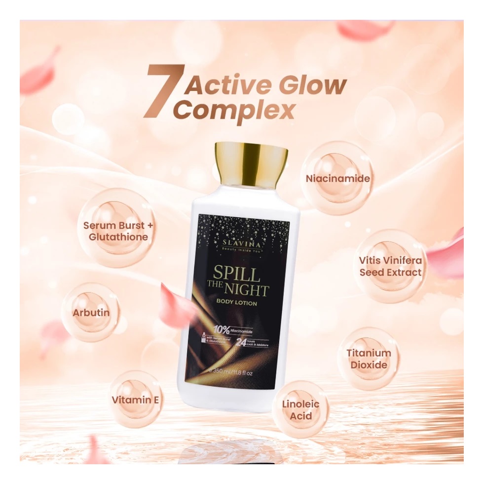 RANS Kosmetika Indonesia SLAVINA Spill The Night Body Lotion