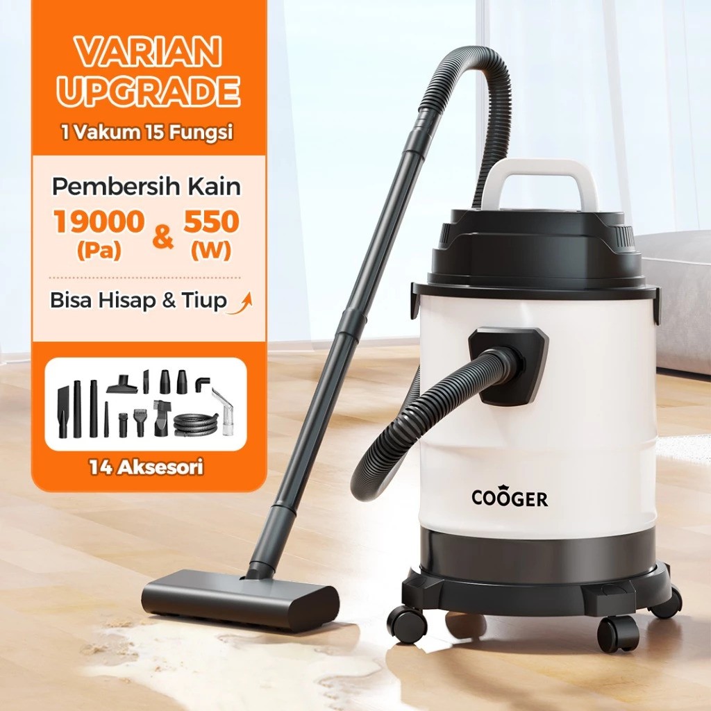 COOGER Vacuum Cleaner Wet And Dry 18L 15IN1 Blower 5