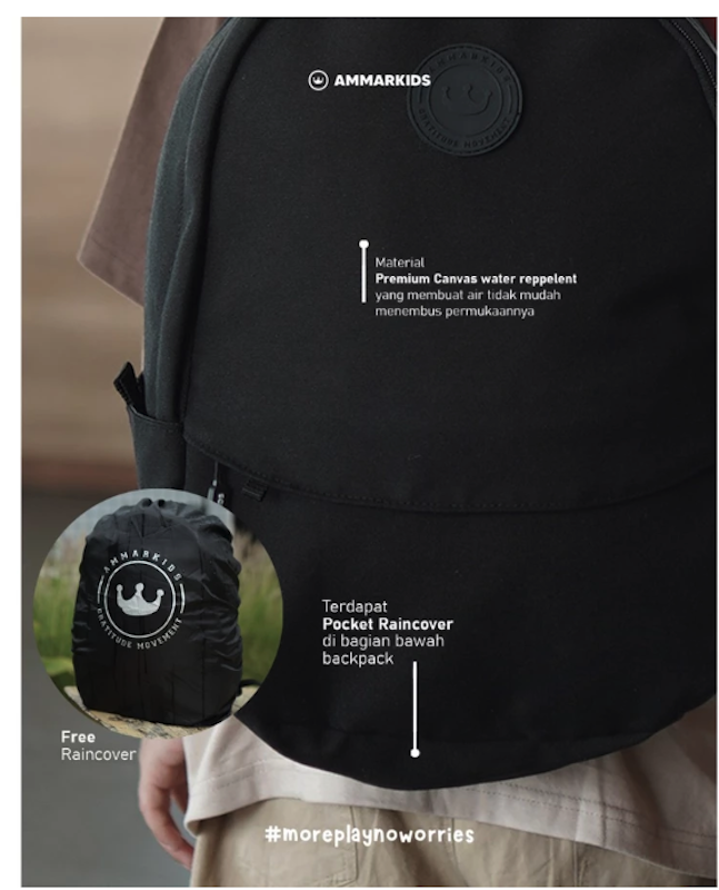 Ammarkids Daily Backpack Sage 5