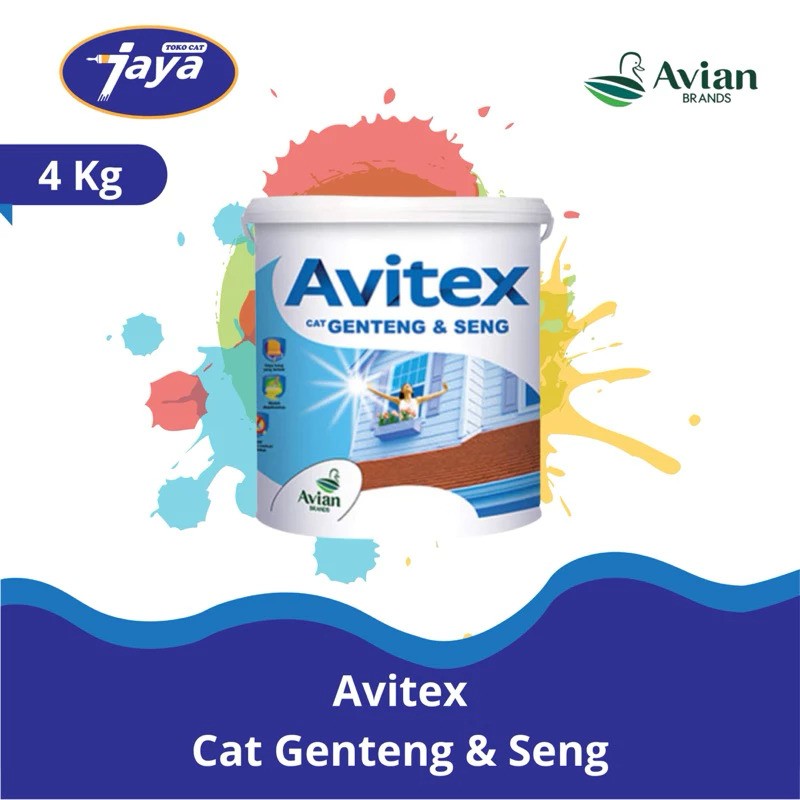 Avitex Cat Genteng & Seng 3