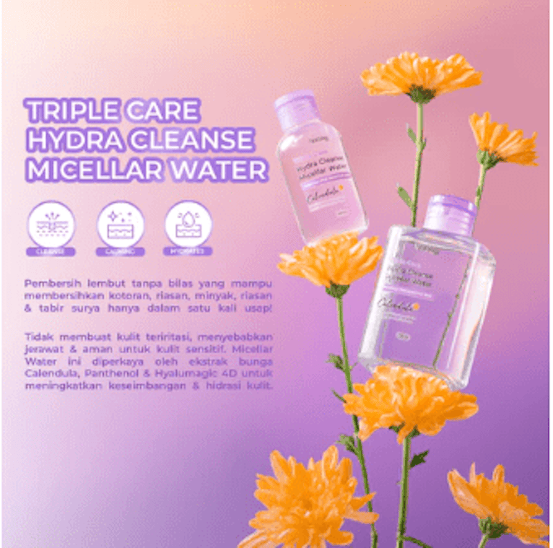 Triple Care Hydra Cleanse Micellar Water 3