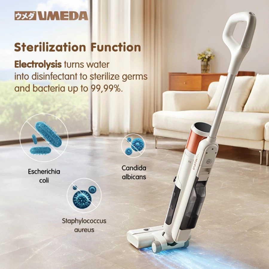 Umeda Factory Indonesia Umeda U-Stik Duo Smart Cordless Vacuum Cleaner