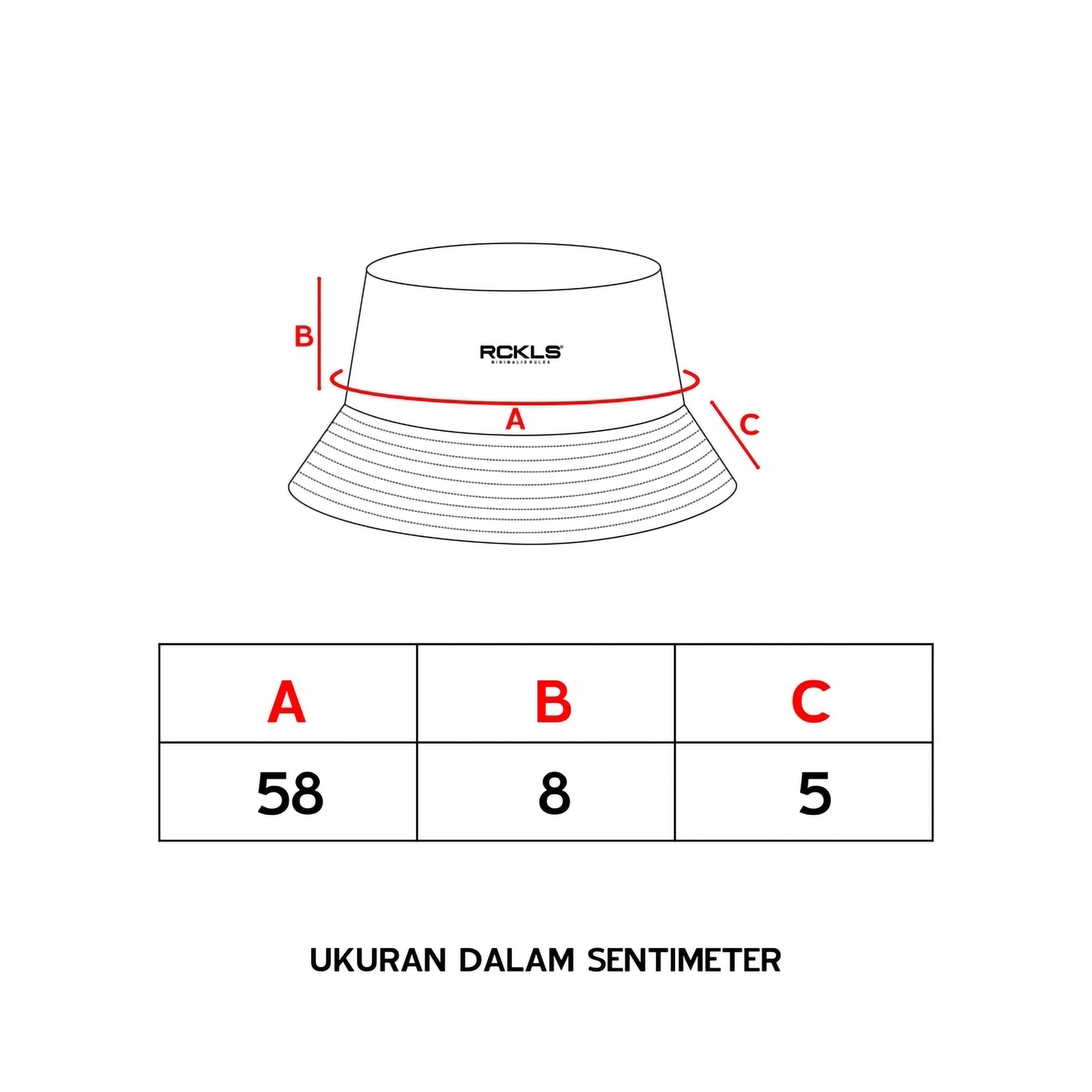  RCKLS. Bucket Hat Rainbow 