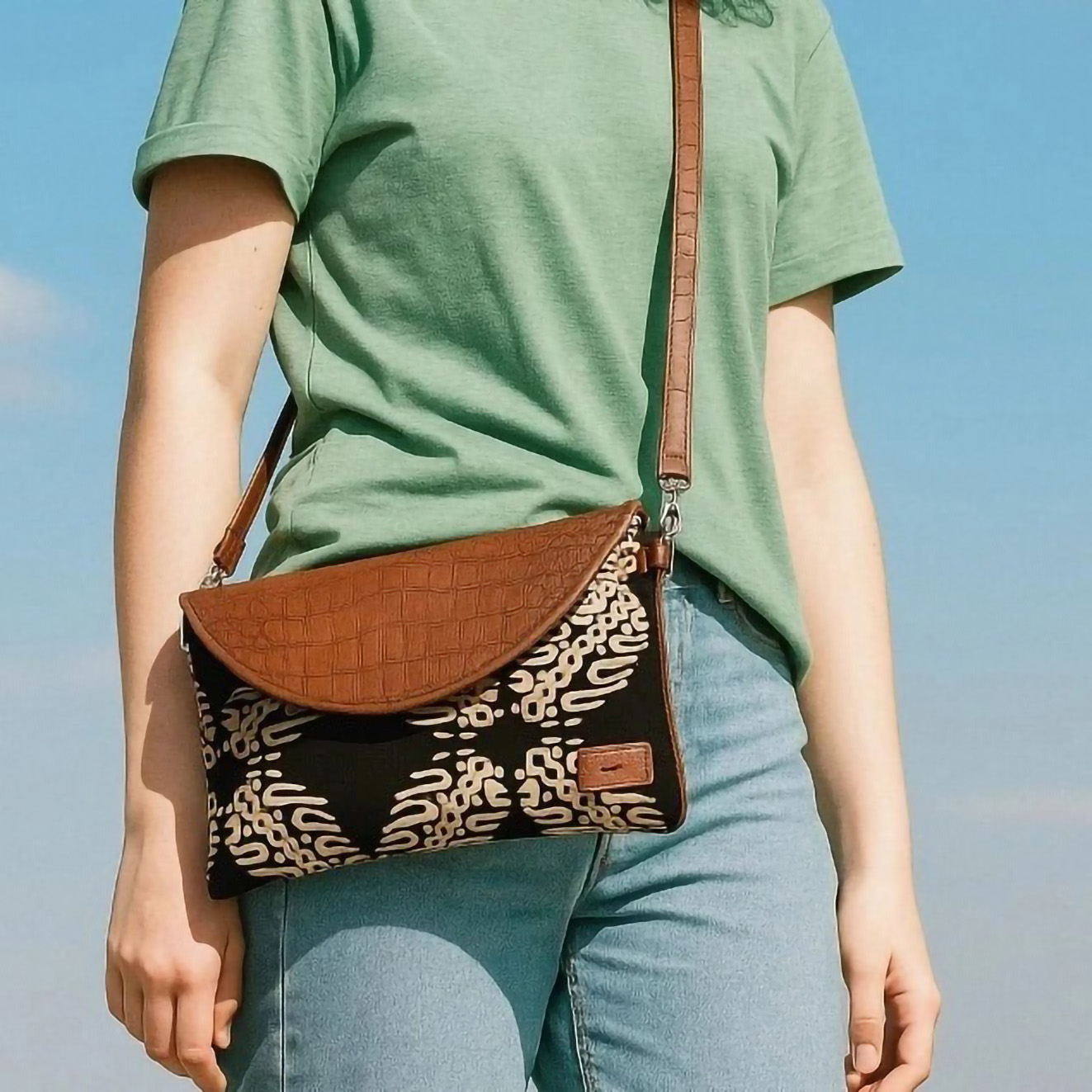 Arunika Bag Belvira Clutch Sling Bag Batik