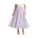 Mega Perintis MINIMAL Shafina Rok Midi A Line Tekstur Purple Light 1