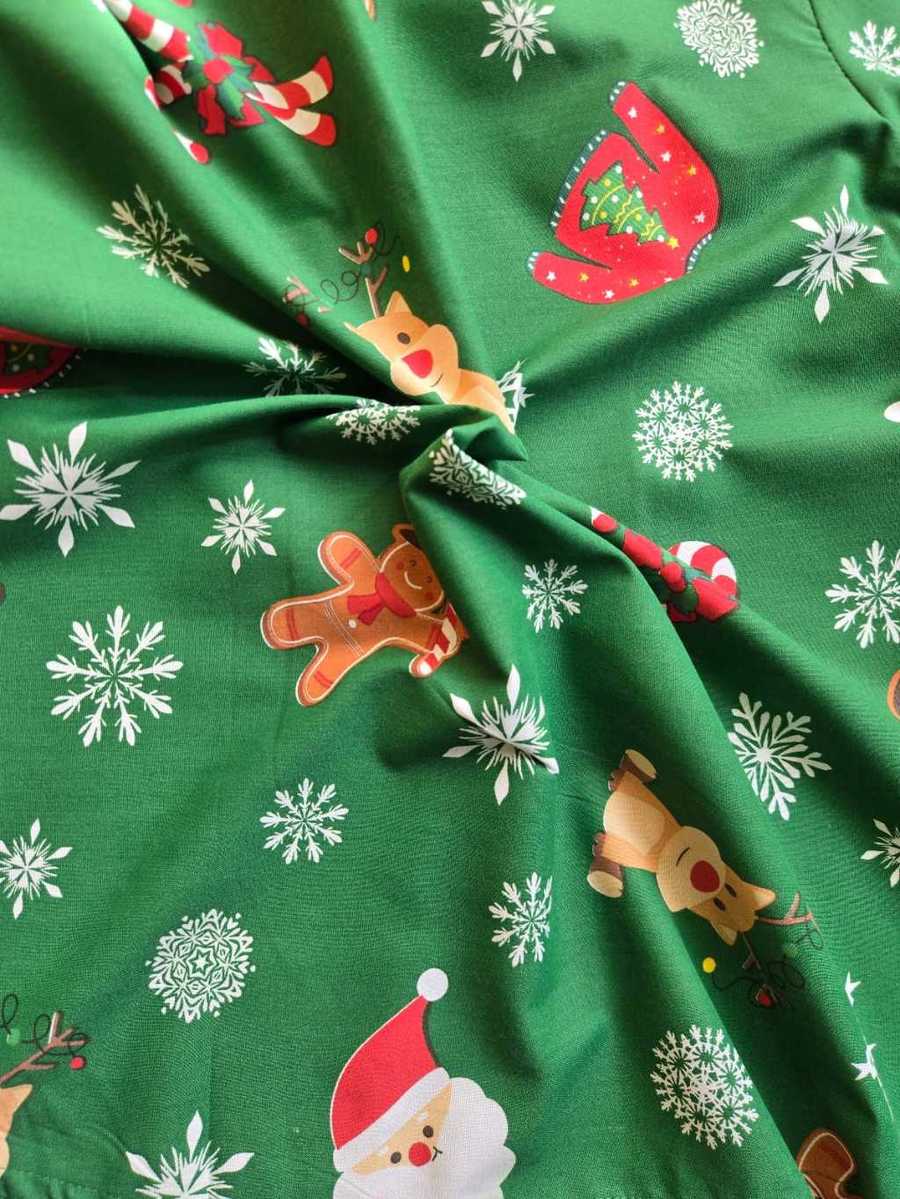  Sweet Joey Green Raindeer Christmas Family Set