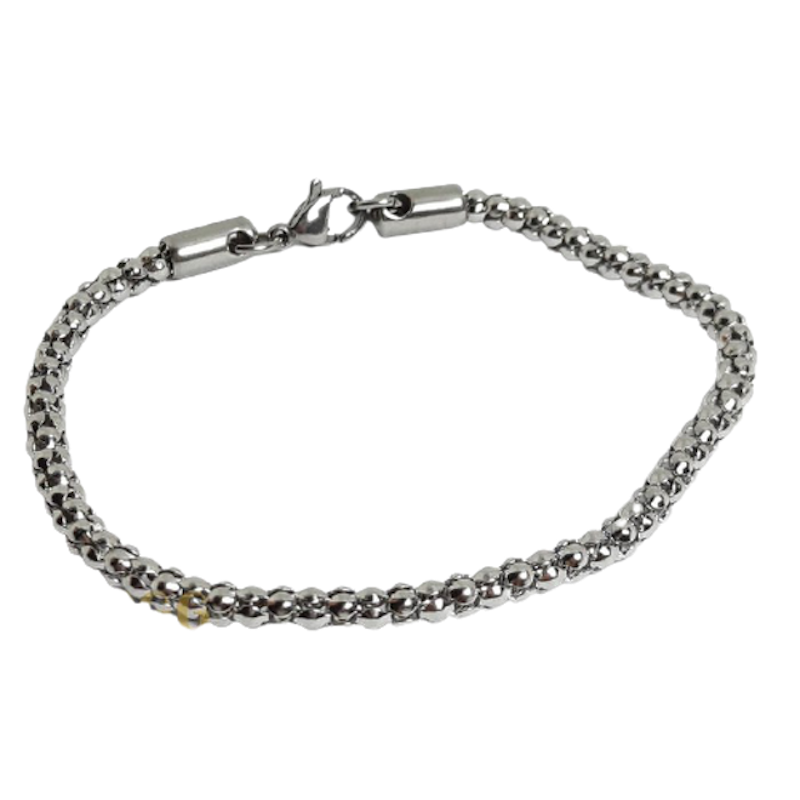 Gelang Couple Titanium Silver 1