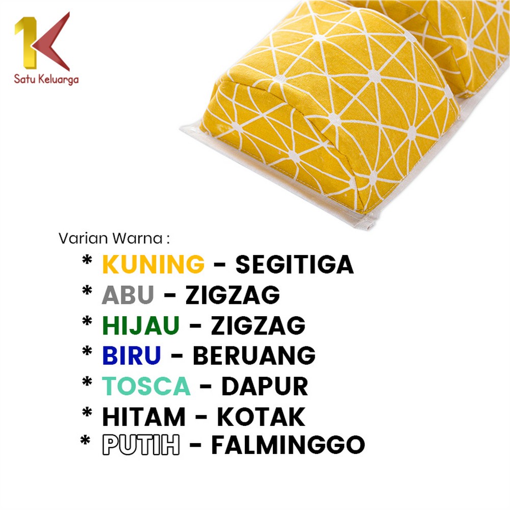  Satu Keluarga Pouch Gantung 3 Sekat Multifungsi C733