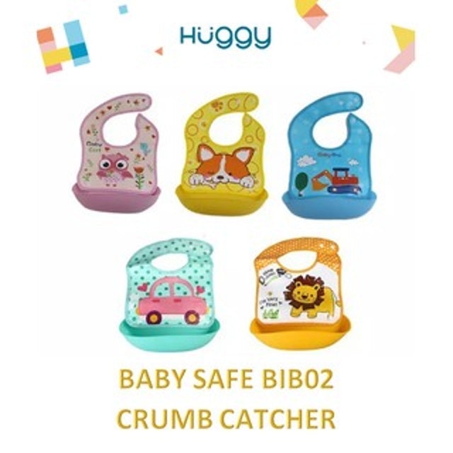BabySafe  Foldable Bib With Crumb Catcher