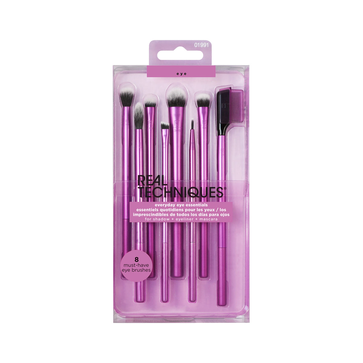 Real Techniques Real Techniques Everyday Essential Eye Makeup Brush Set 1991