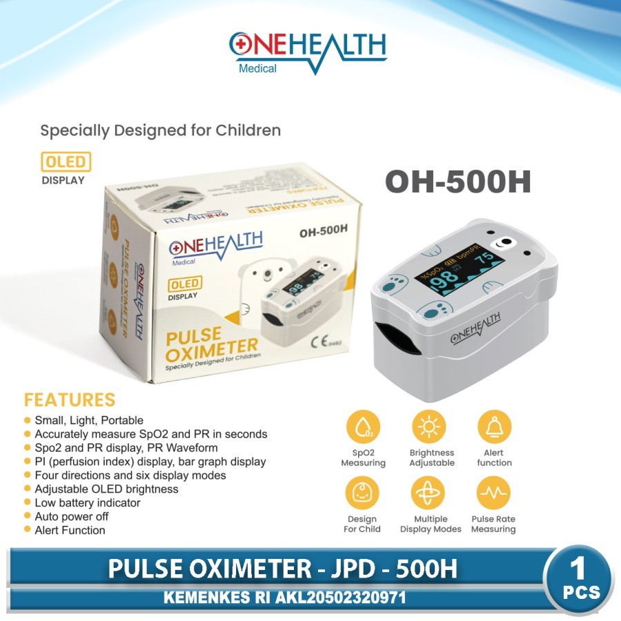 Era Medika Alkesindo Onehealth Pulse Oximeter  OH-500H 