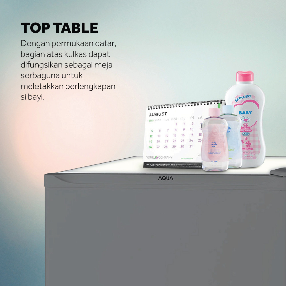 AQUA Japan AQUA Kulkas Portable 47L AQR-D50F(S)