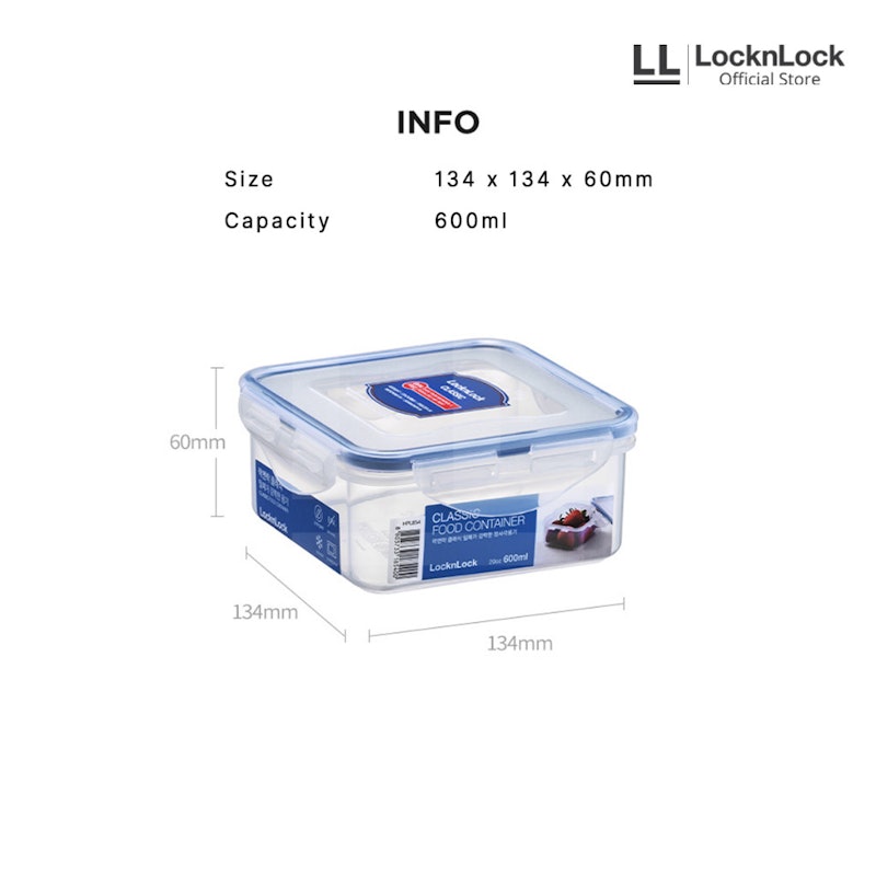 LocknLock Classic Gift Set Kotak Makan Isi 5 pcs 4