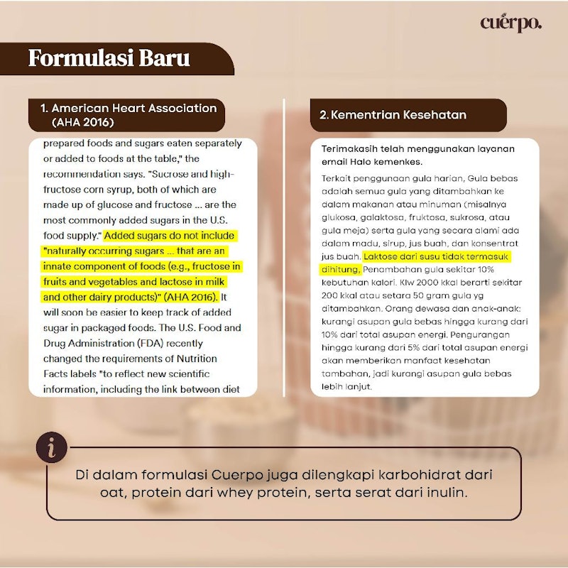 Cuerpo Susu Tinggi Kalori & Protein 5