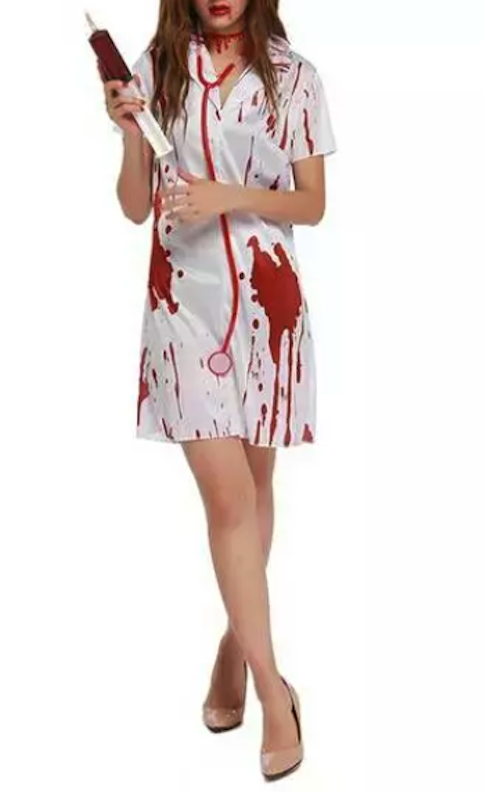 Costume Halloween Suster Ngesot 1