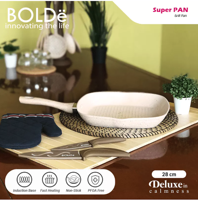 BOLDe Super Pan Grill Granite Beige Series 2