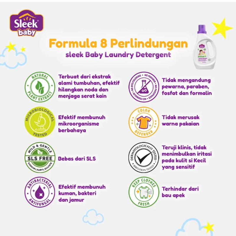Sleek Baby Laundry Detergent 2