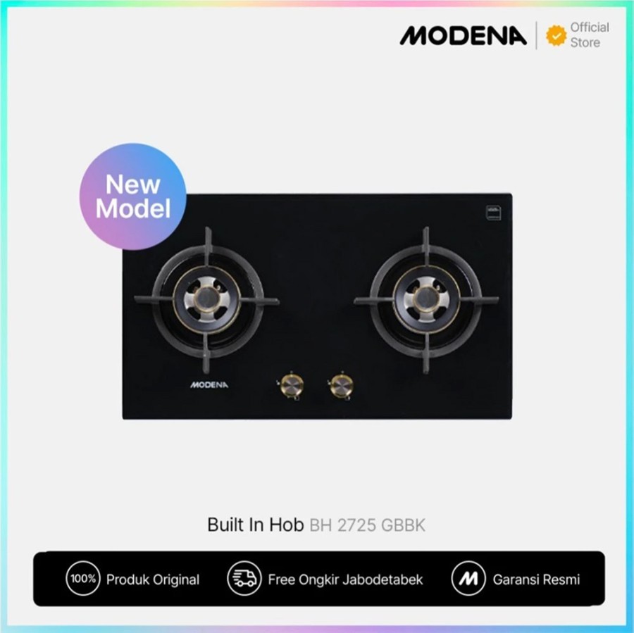MODENA Indonesia MODENA Built In Gas Hob BH 2725 GBBK