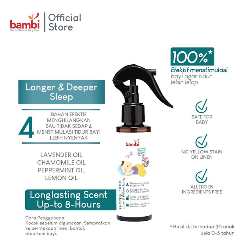 Bambi Baby Sleepy Time Linen & Pillow Spray 2