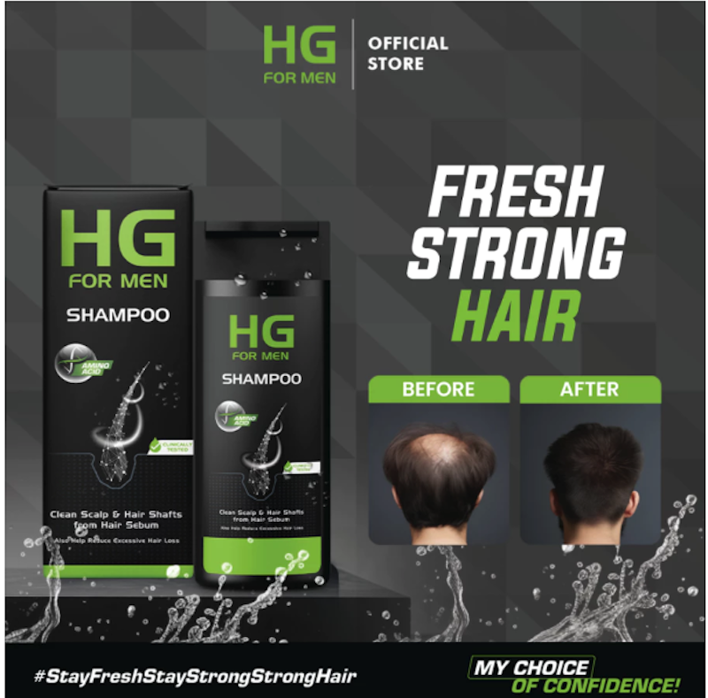 HG For Men Paket Perawatan Rambut Rontok Pria 2
