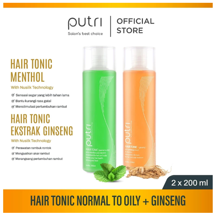 Paragon Technology and Innovation Putri Putri Hair Tonic Normal to Oily + Ginseng