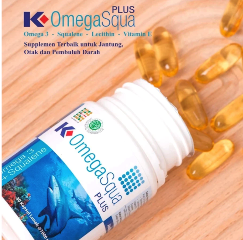 K-Omega Squa Plus Omega 3 + Squalene 5
