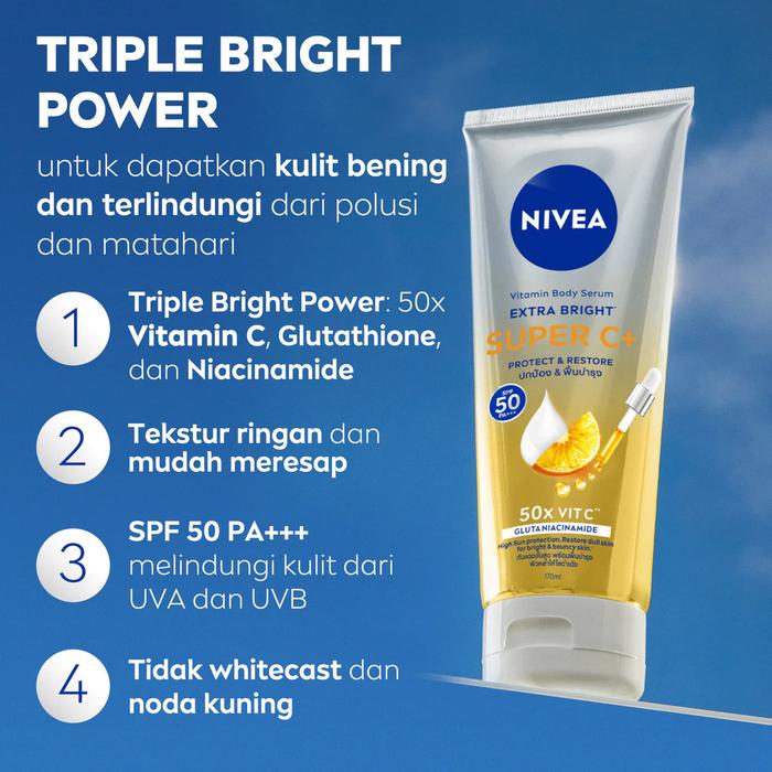 Beiersdorf NIVEA Vitamin Body Serum Extra Bright Super C+