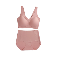 Hisilicon Seamless Sport Push Up Bra Set Tanpa Kawat