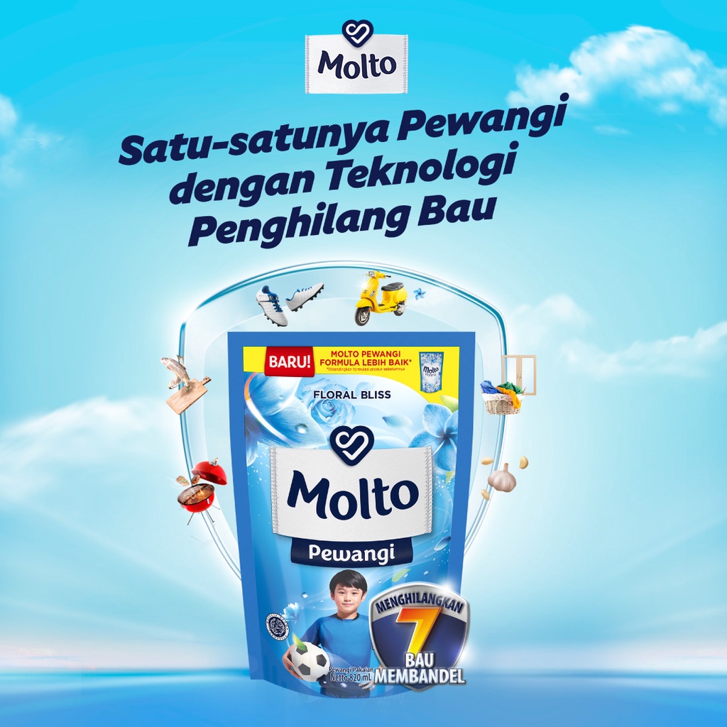 Molto Pewangi Blue  2