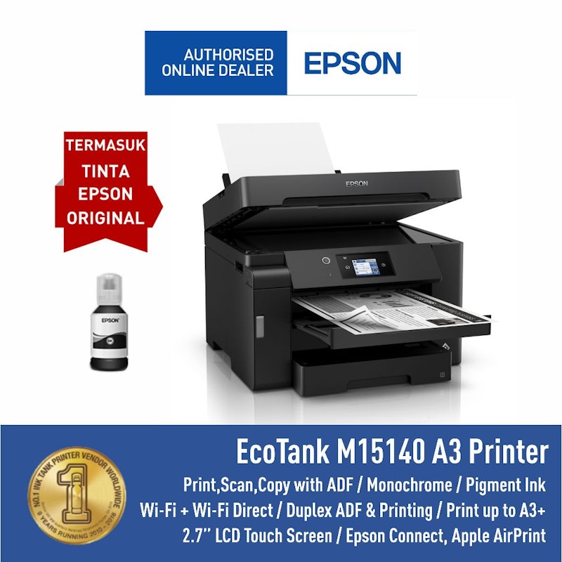 EcoTank Monochrome A3 Wi-Fi Duplex All-in-One Ink Tank Printer 3