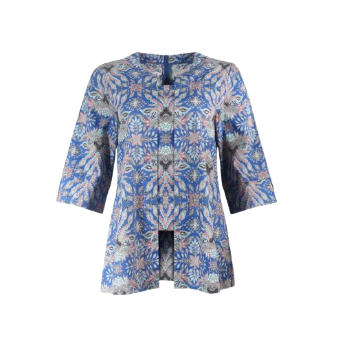 Batik Keris Blouse Batik Lengan 3/4 Mekar Manis