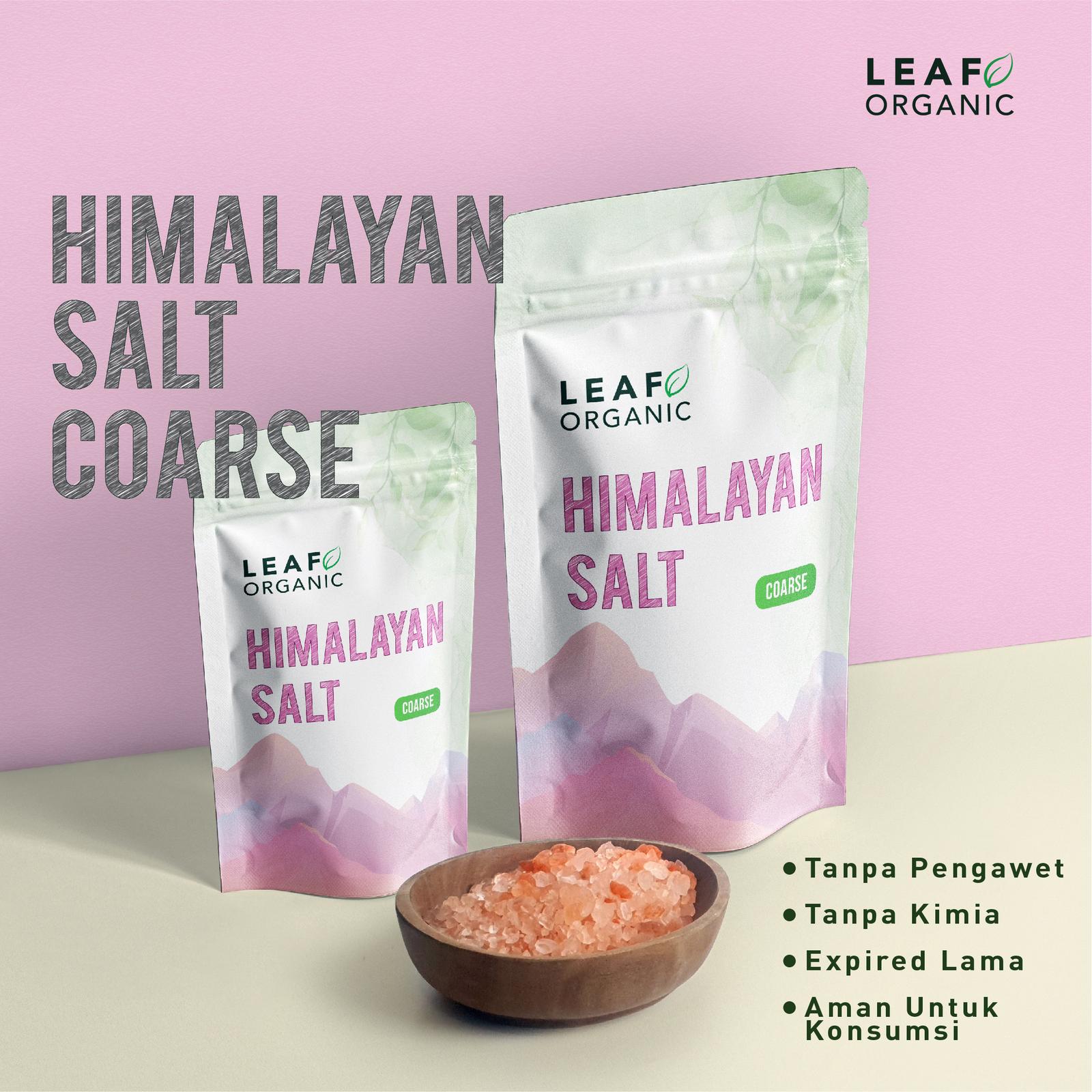 Leaf Organic Himalayan Salt Coarse