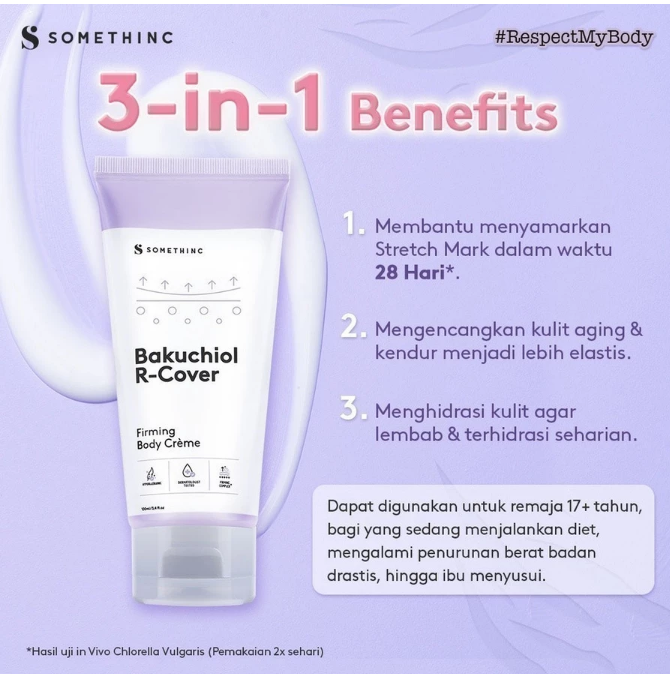 Royal Pesona Indonesia SOMETHINC Bakuchiol R-Cover Firming Body Crème