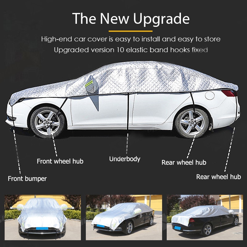 MOFOX Universal Setengah Cover Mobil Outdoor Sun UV 3