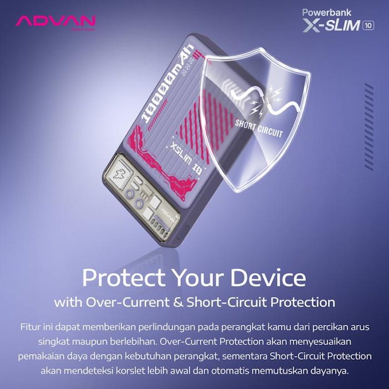 ADVAN Wireless Powerbank X-Slim 10 5