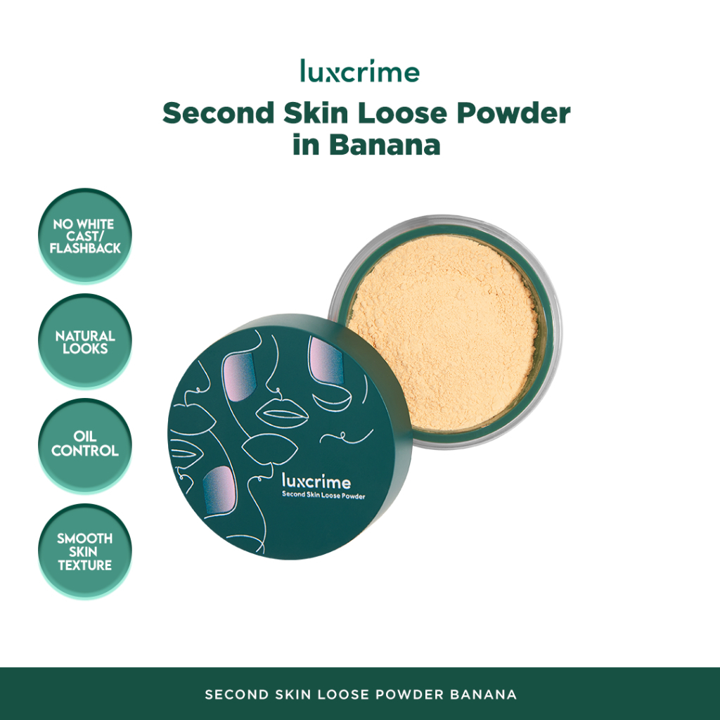 Luxury Cantika Indonesia Luxcrime Second Skin Loose Powder Banana